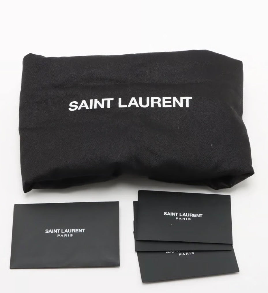 Saint Laurent Paris Cassandra Suede &amp; Leather 2-Way Handbag