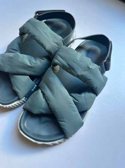 Hermes Electric Padded Blue Sandaler