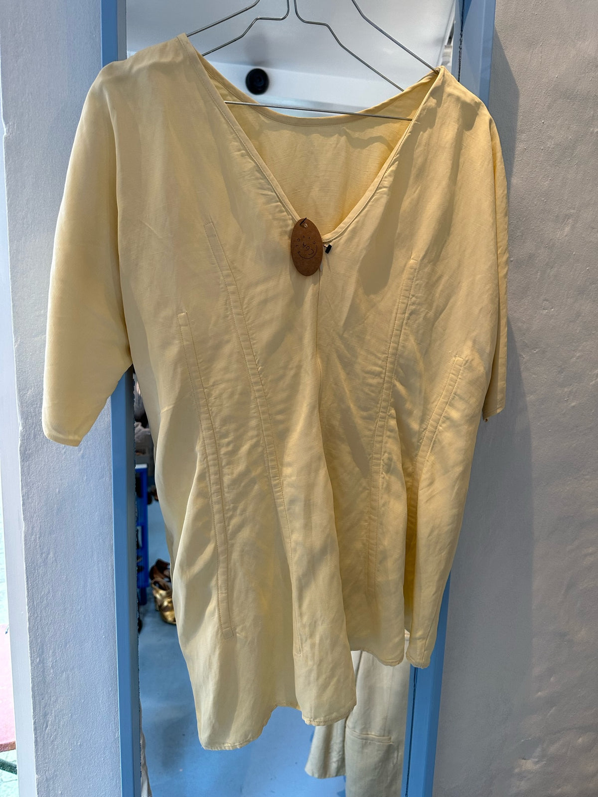 Jil Sander top gul bagfra