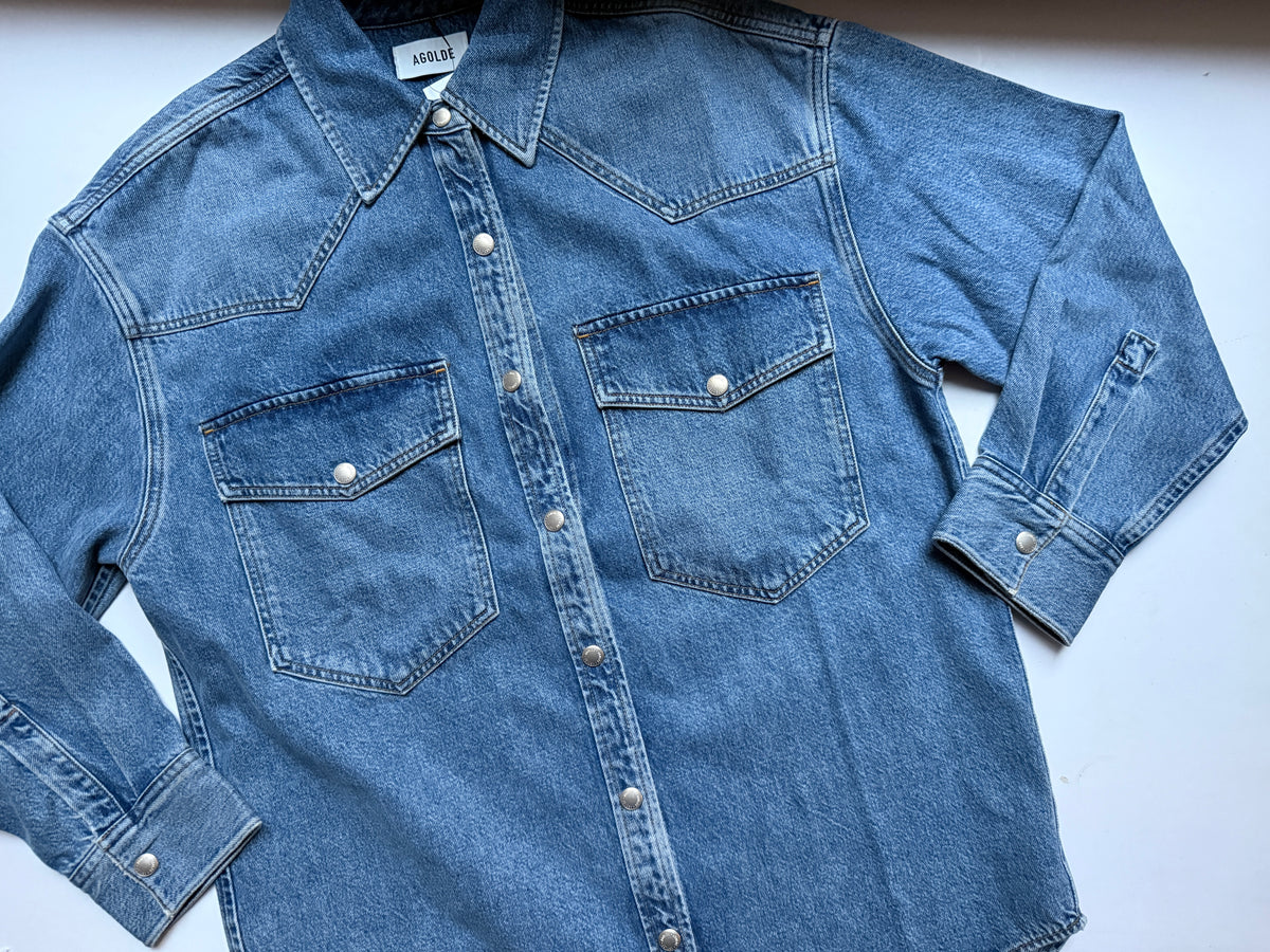 AGOLDE Lotta Denim Shirt / Skjorte