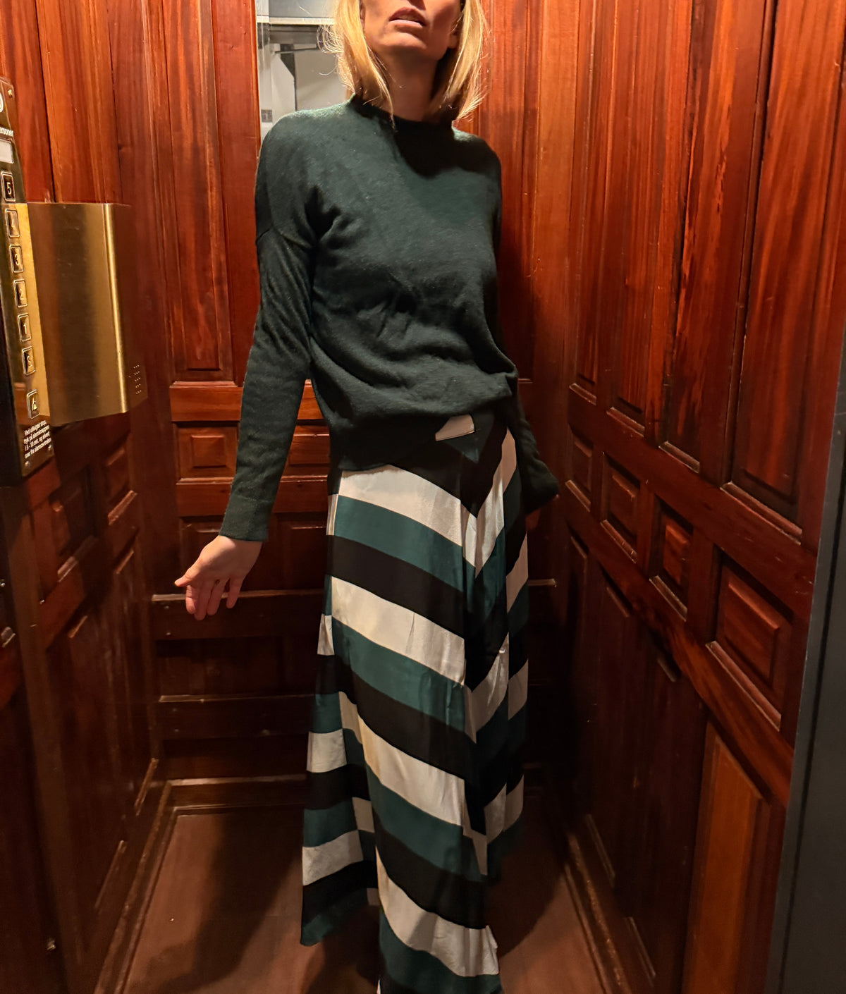 Ganni Silk Skirt