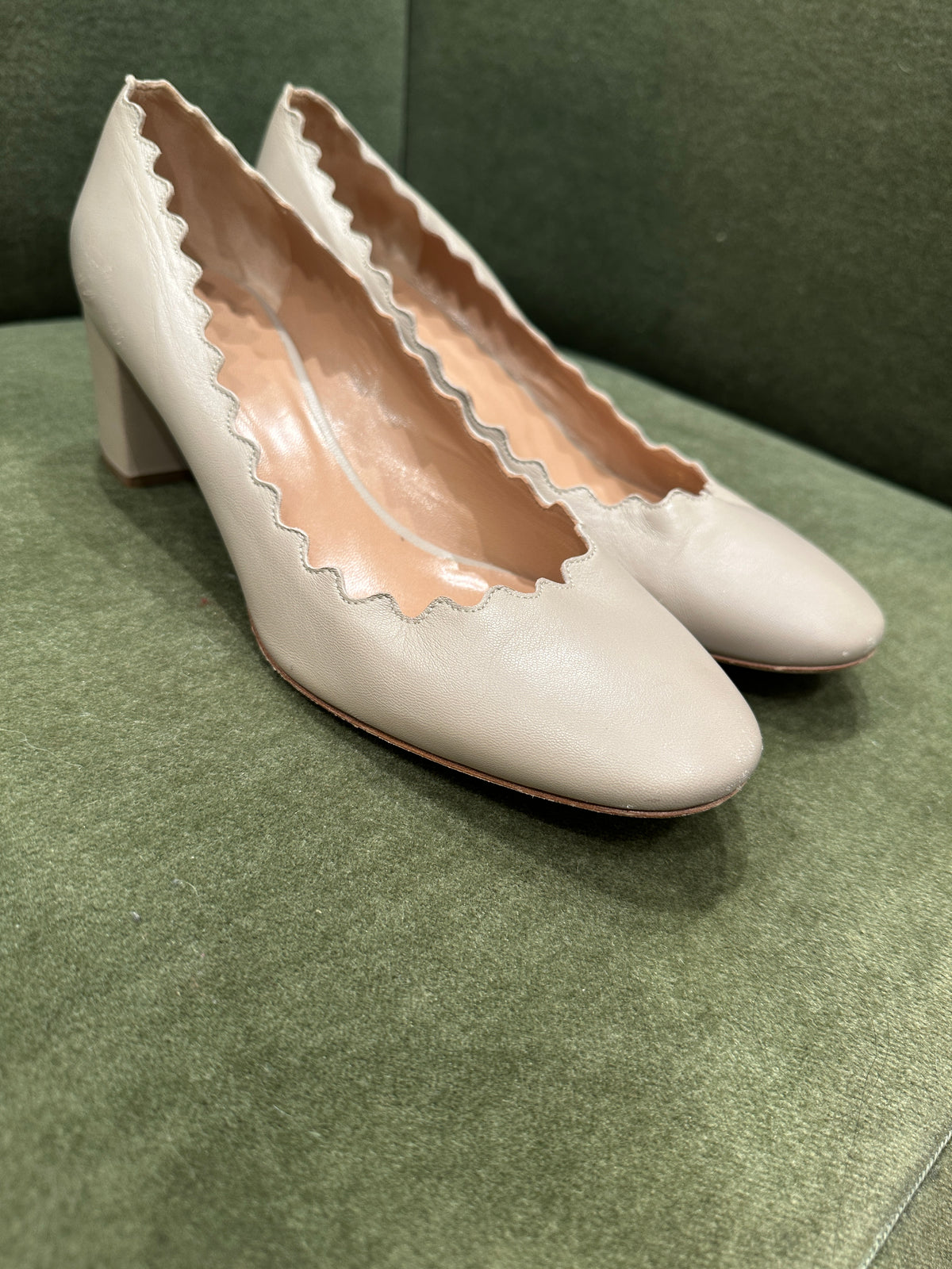 Chloé Scallop Lauren Heels