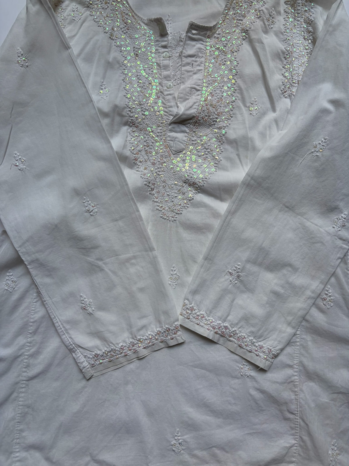 Embroidered Beaded Shirt