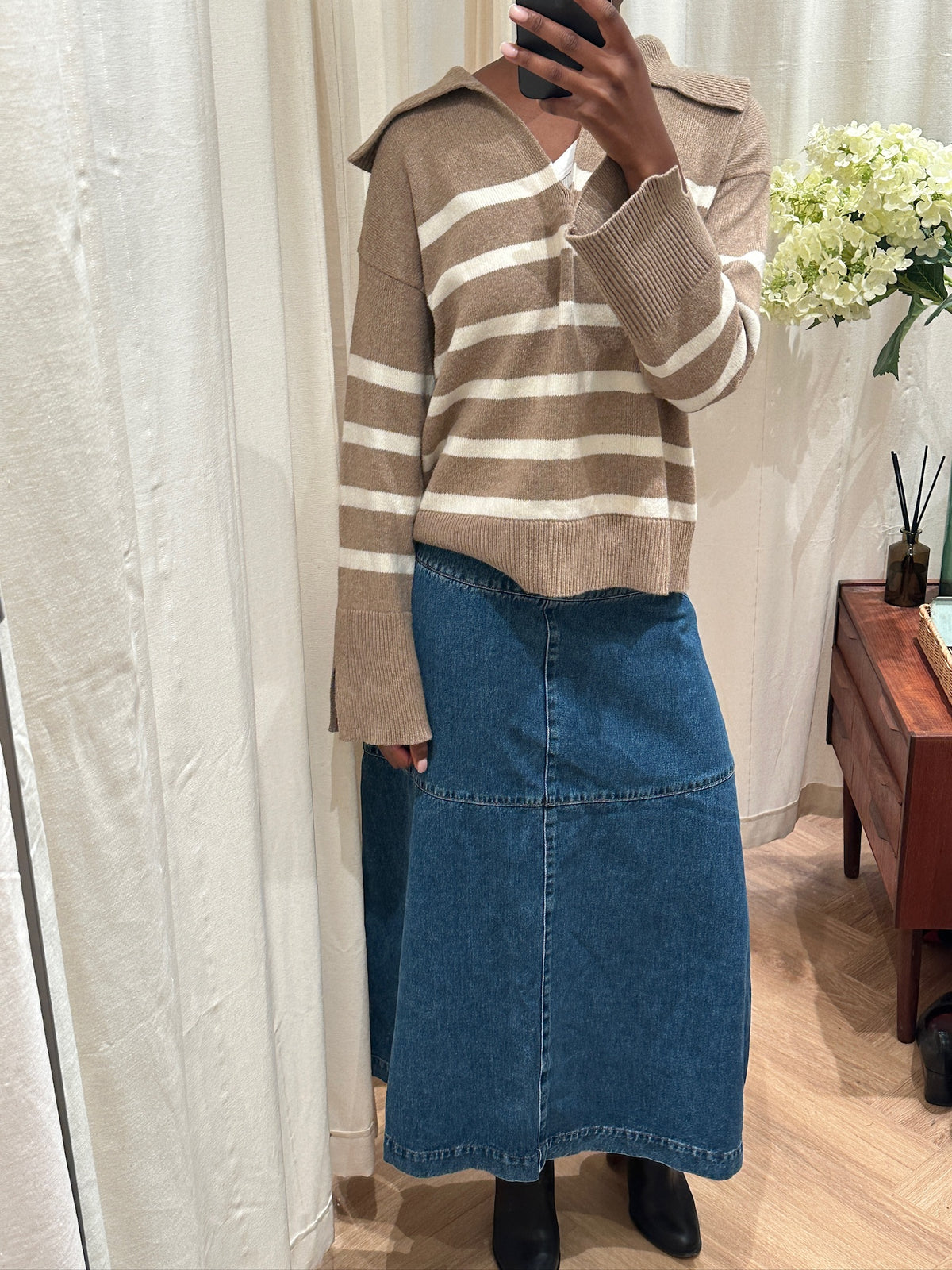 Mads Nørgaard Lunar Denim Nederdel