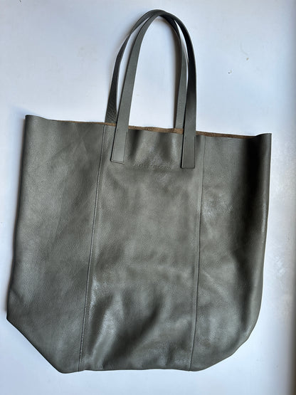 August Sandgren Large Læder Tote Taske