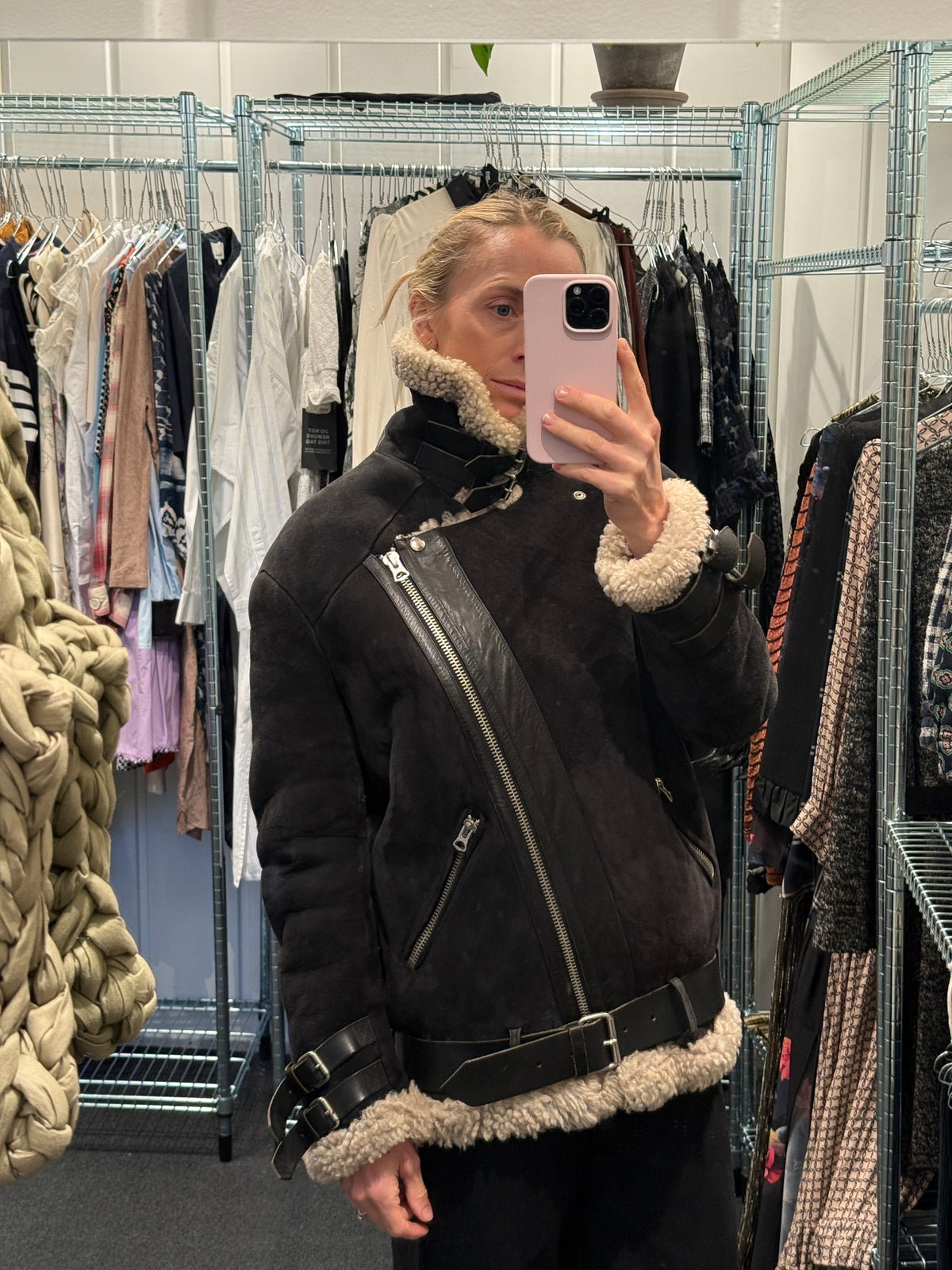 Acne Suede / Shearling Jacket