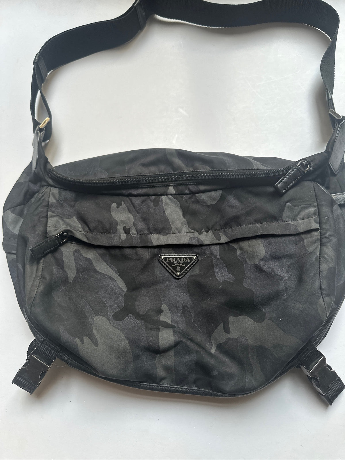 Prada Army Nylon Cross-Body/ Messenger Taske