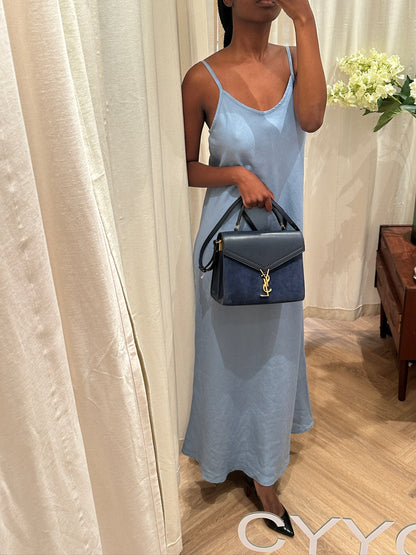 Light Blue Linen Dress