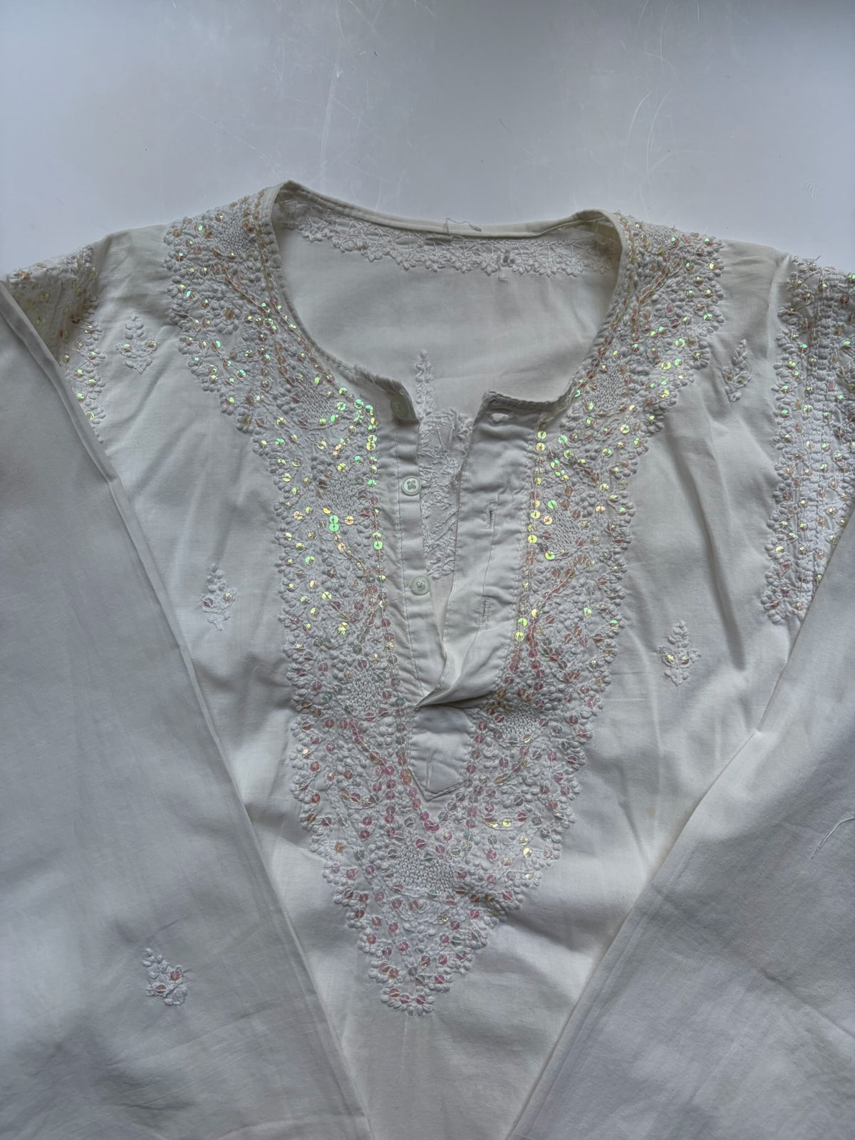 Embroidered Beaded Shirt