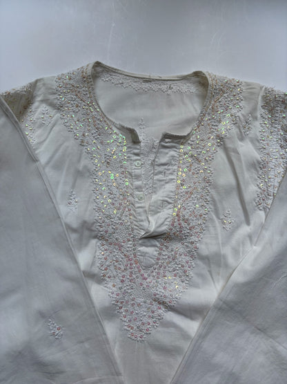 Embroidered Beaded Shirt