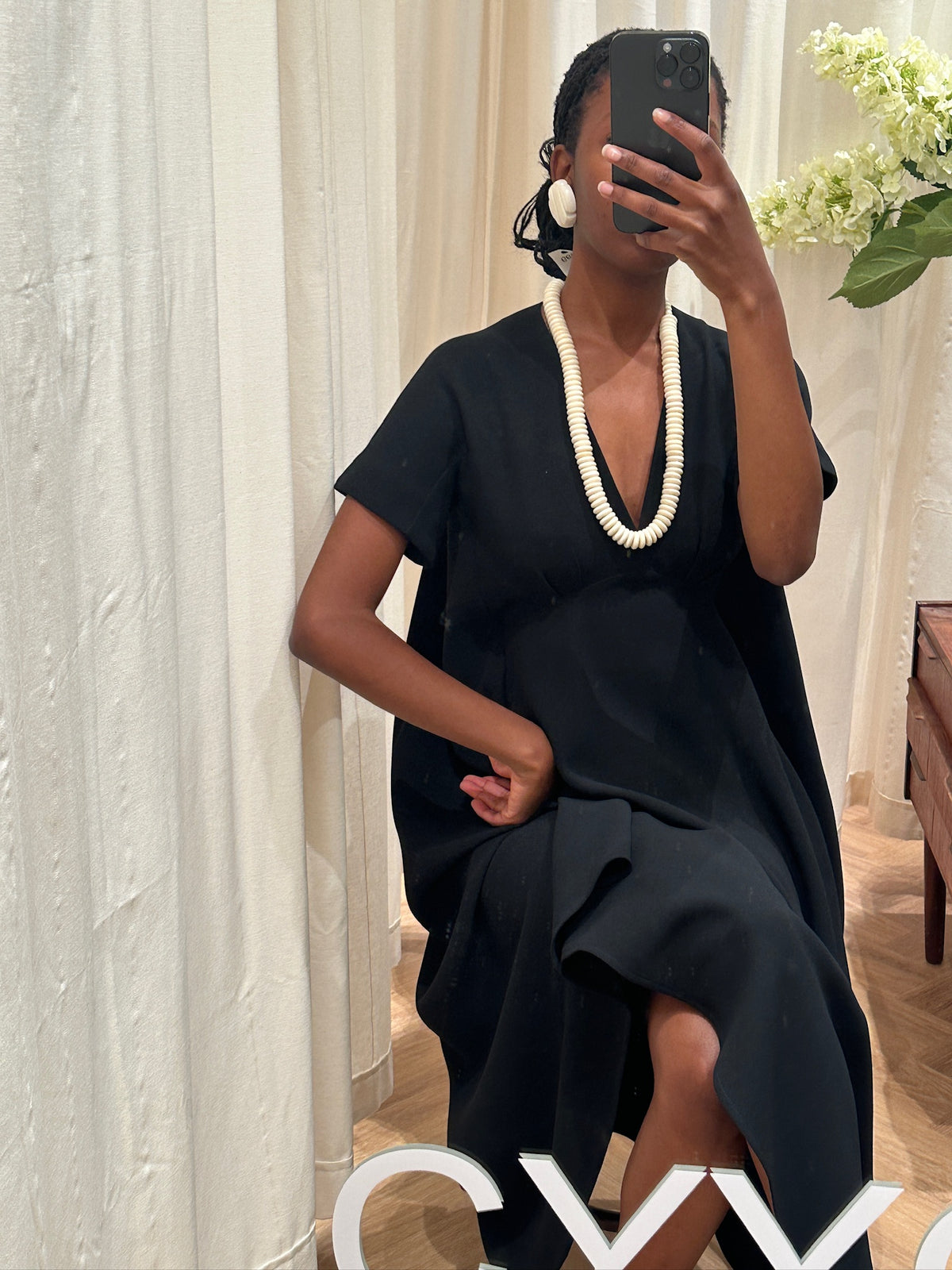 Mark Kenly Domino Tan Dress