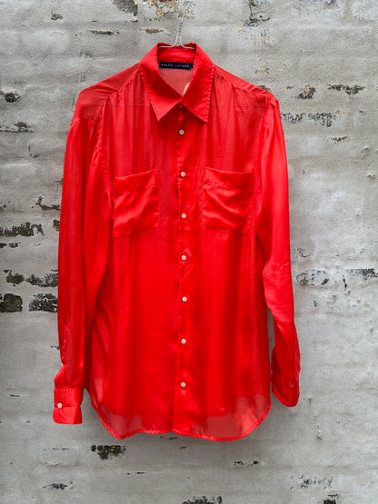 Ralph lauren skjorte rød