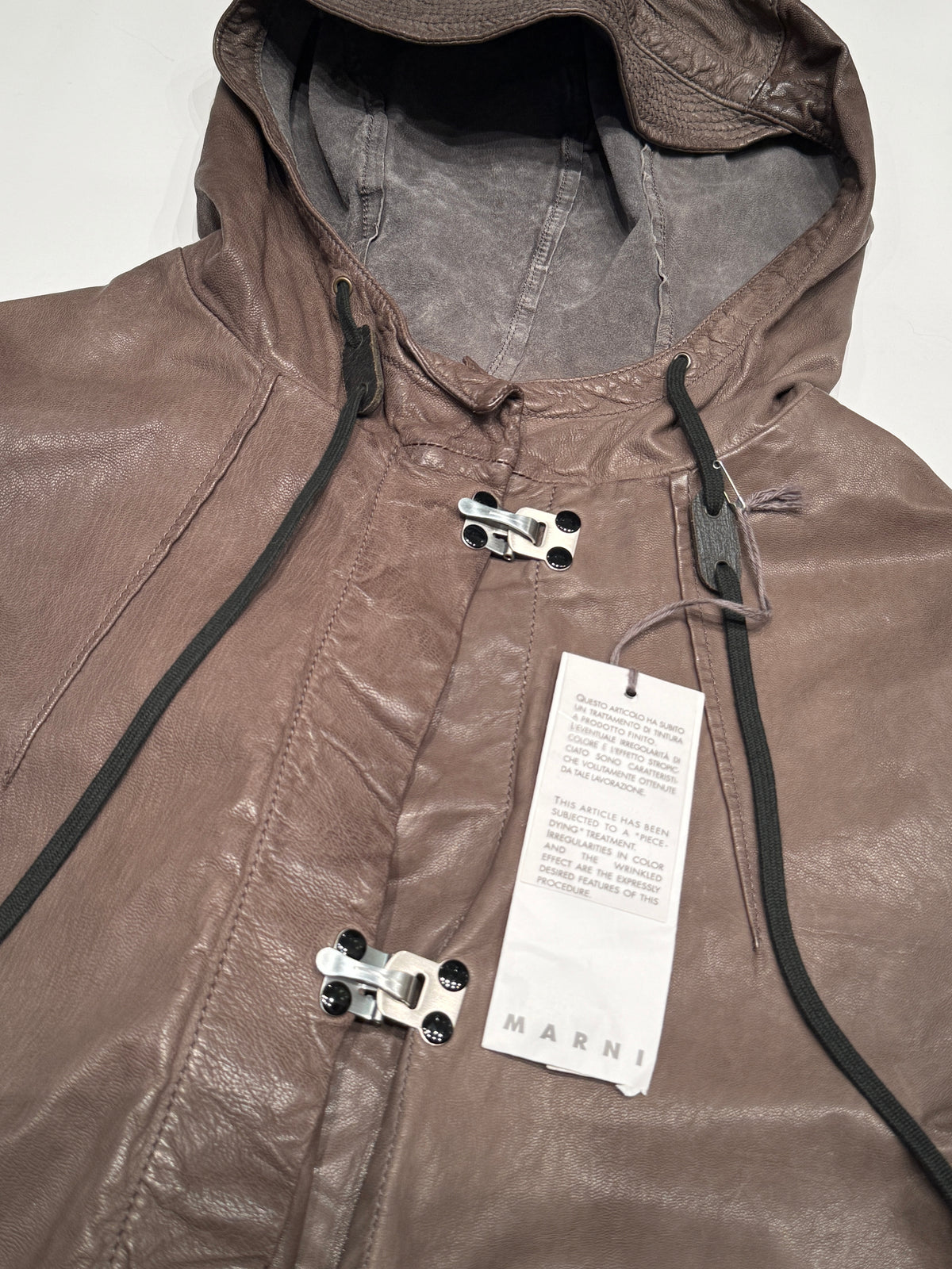 Marni Leather Utility Jacket