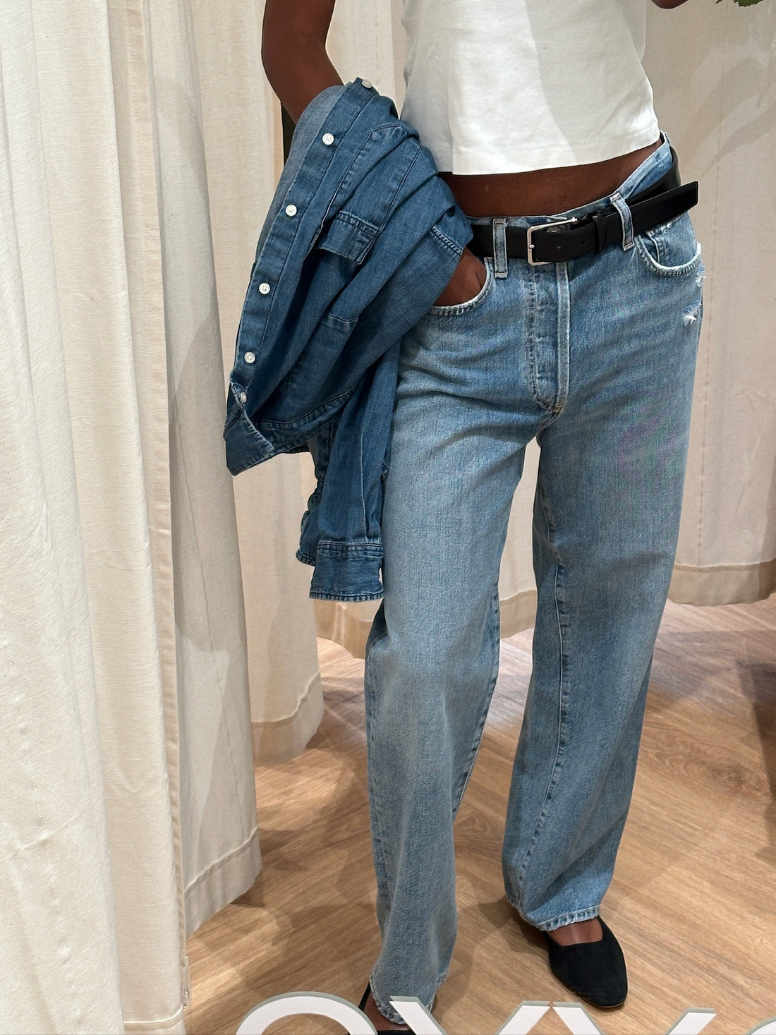 Santoni Leather Belt