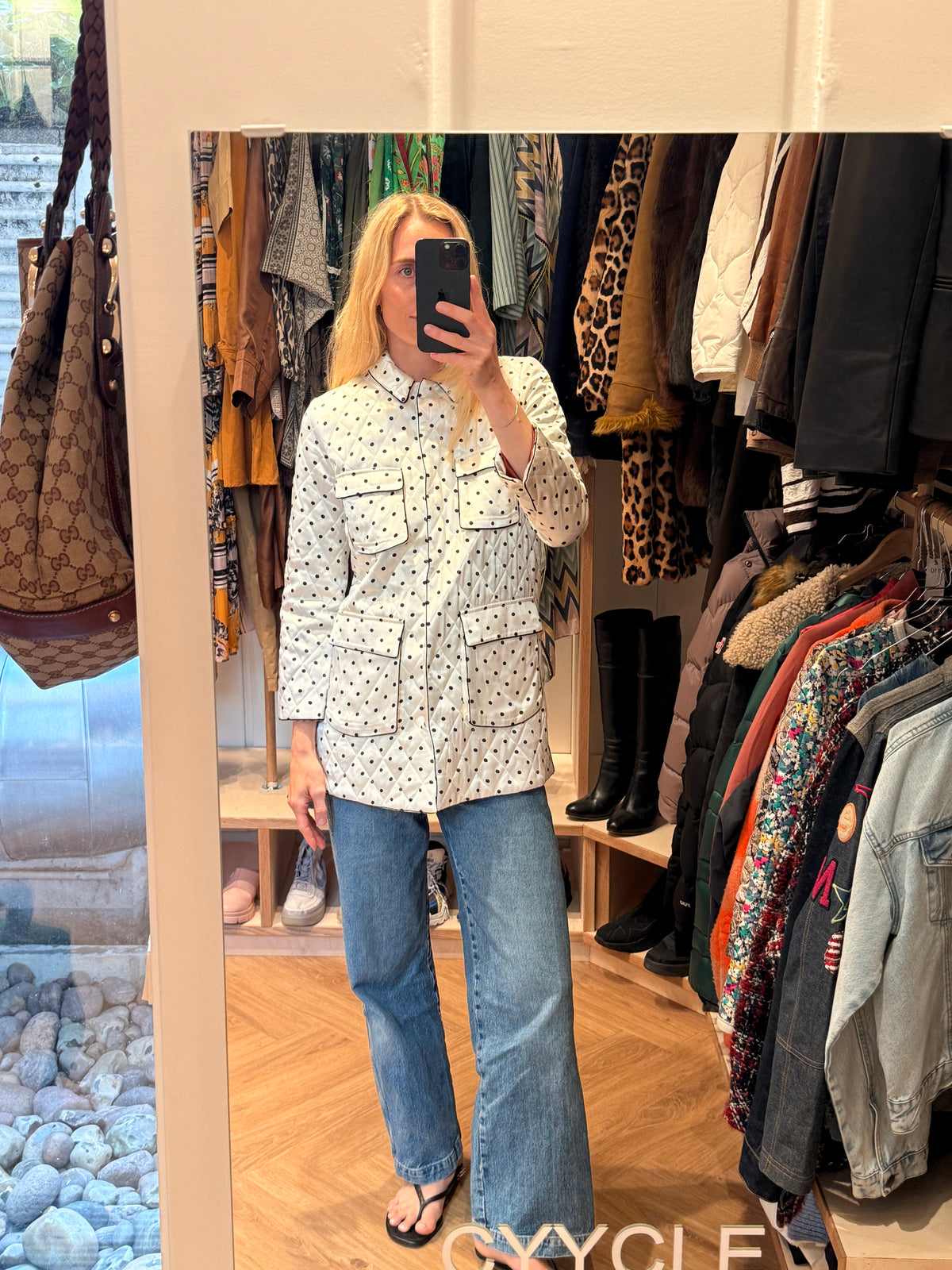 Ganni Polka Dot Jacket