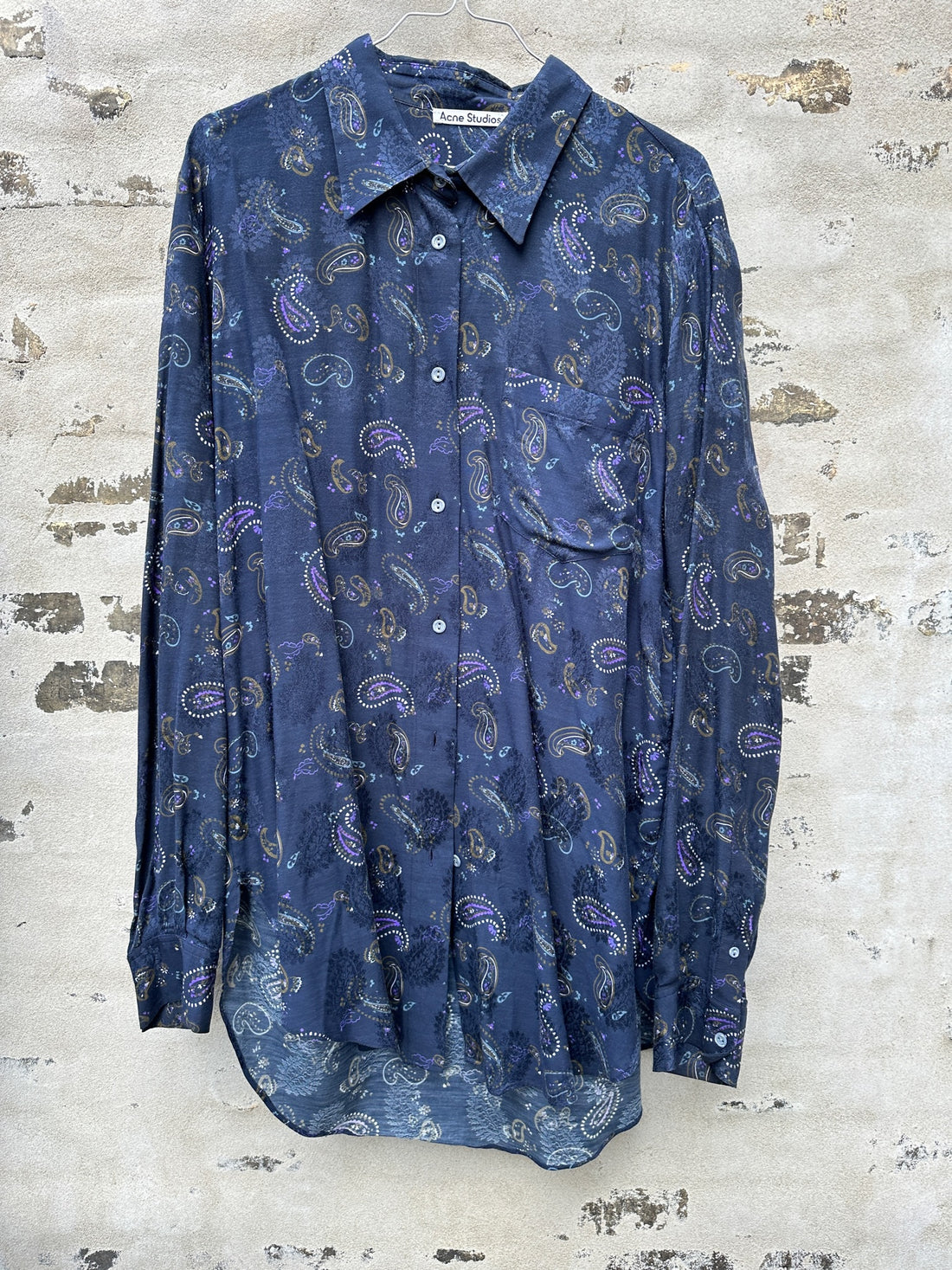 Acne studios skjorte paisley væg