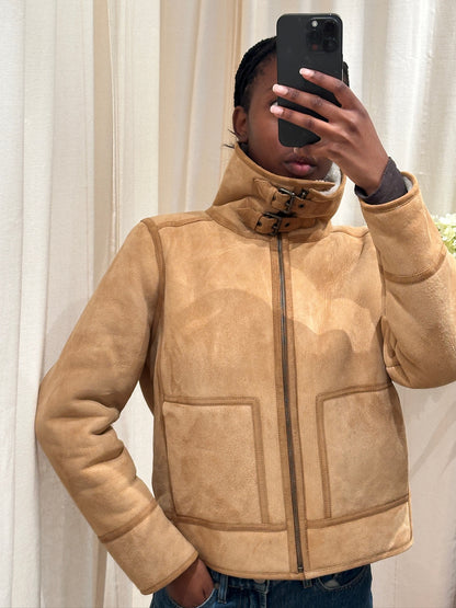 Sezane Calixte Shearling Jakke
