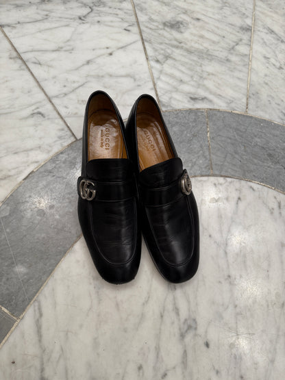 Gucci CC Donnie Leather Loafers