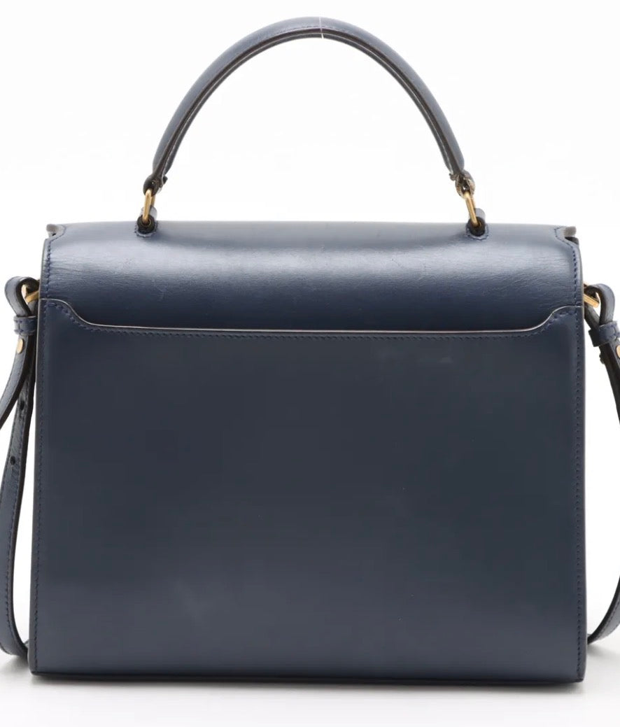 Saint Laurent Paris Cassandra Suede &amp; Leather 2-Way Handbag