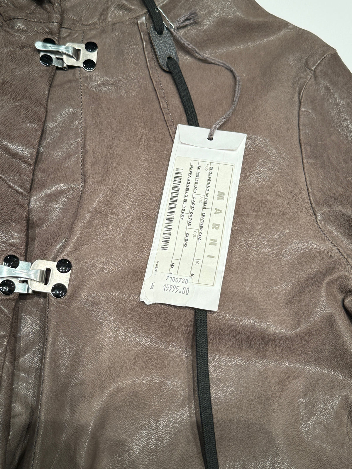 Marni Leather Utility Jacket