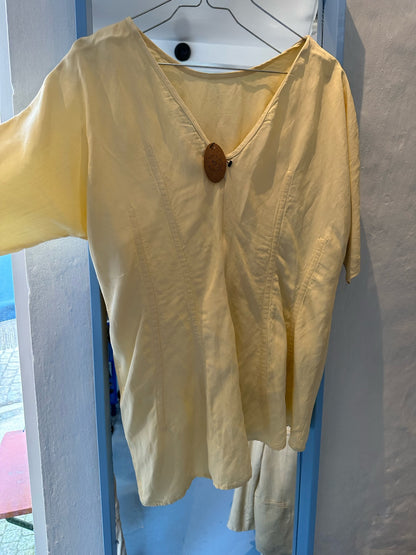 Jil Sander top gul bagfra