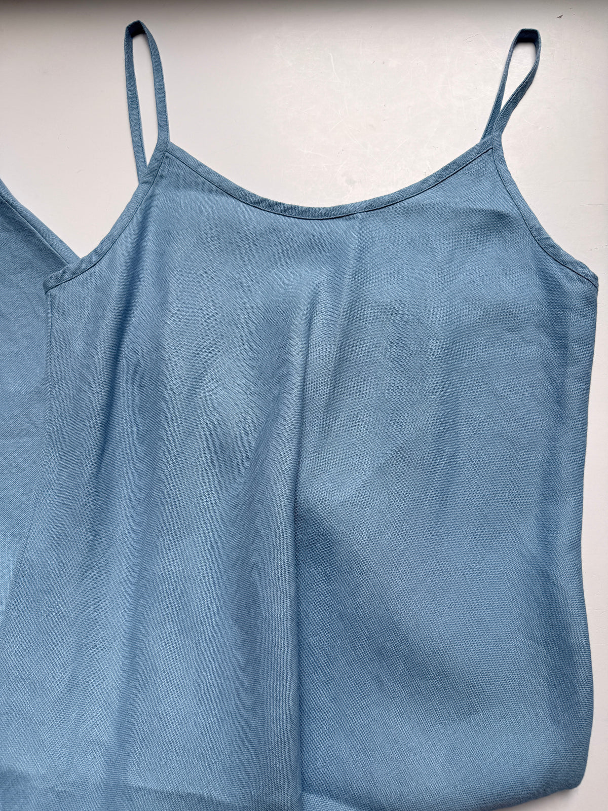 Light Blue Linen Dress