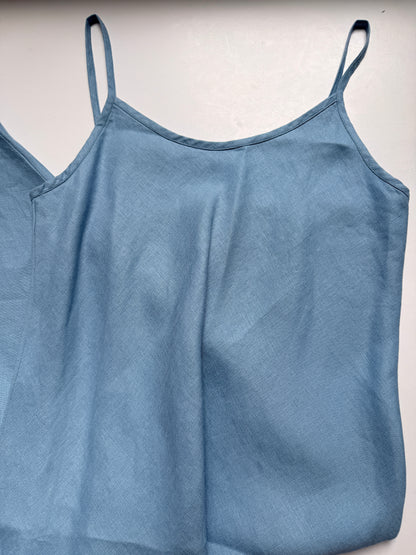 Light Blue Linen Dress