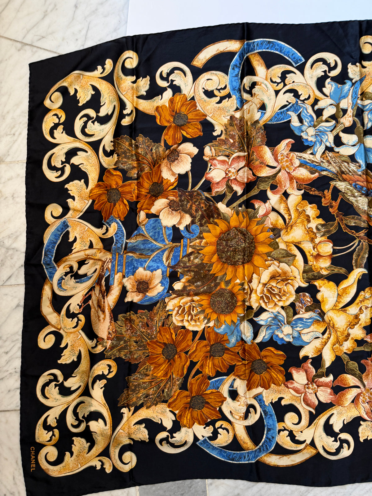 Chanel Silk Scarf