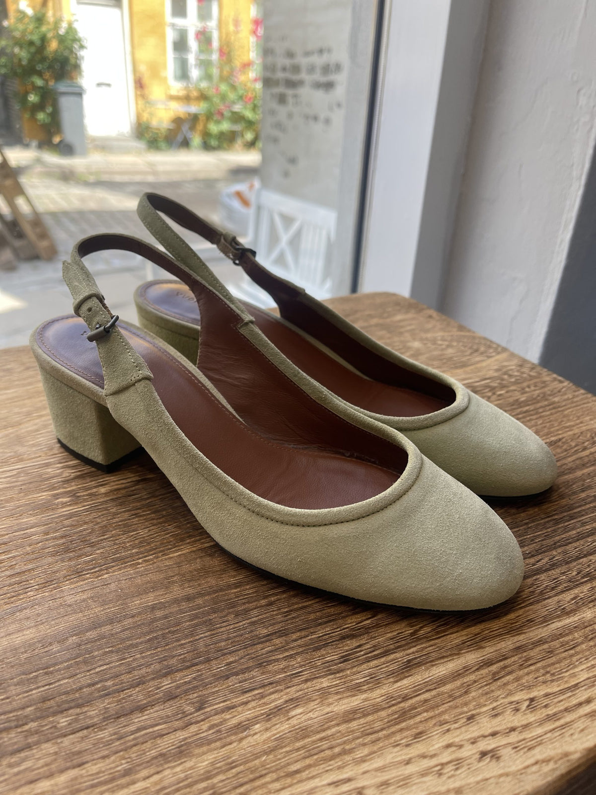 Yvonne Koné Slingback Heels oppefra