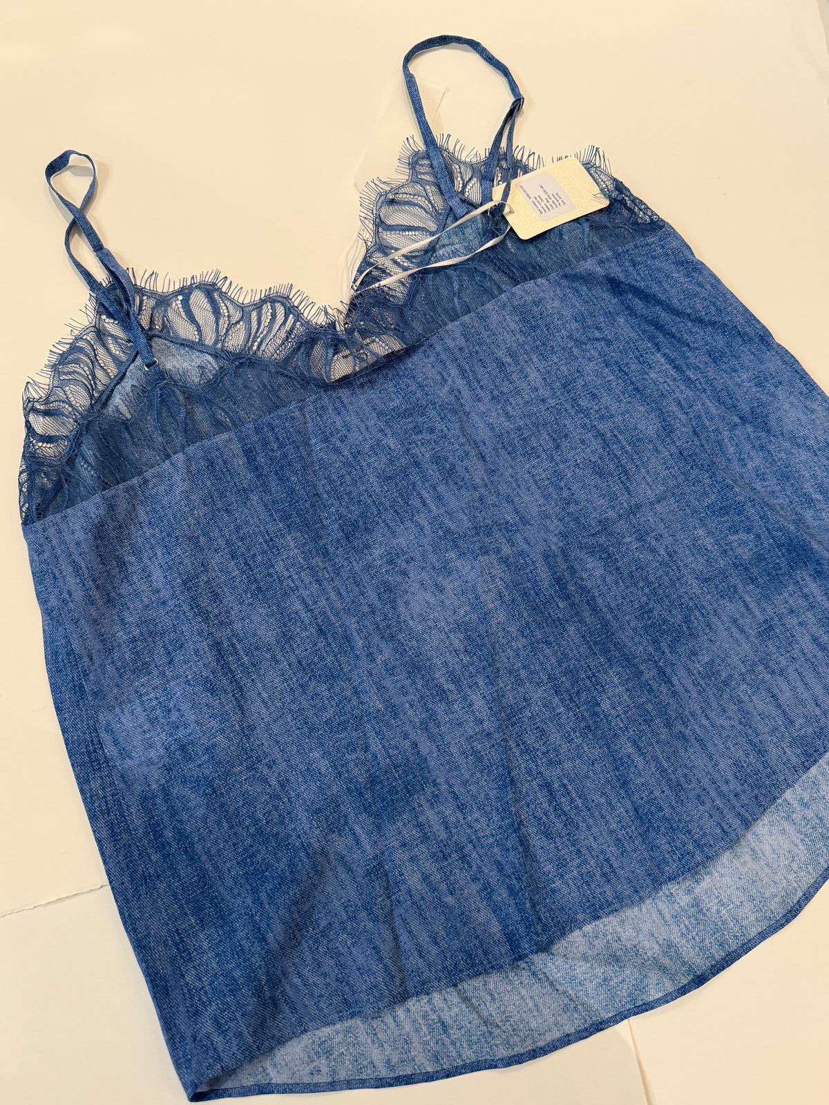 Charlotte Sparre Lace Silk Top