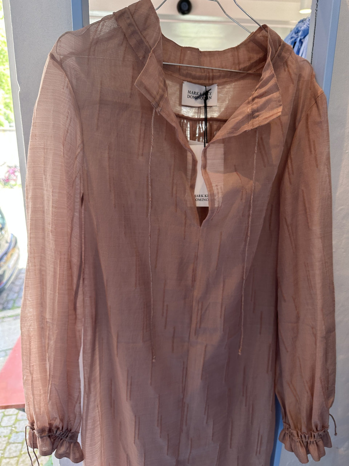 Mark Kenly Domino Tan Dress