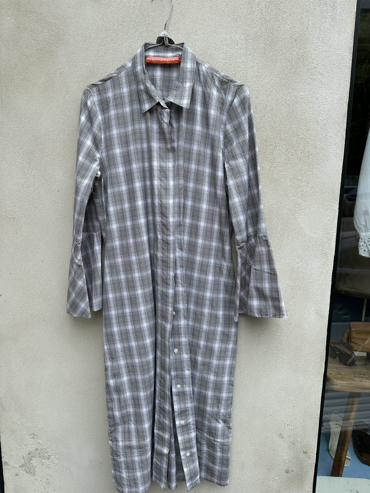 Britt Sisseck Shirt Dress Check