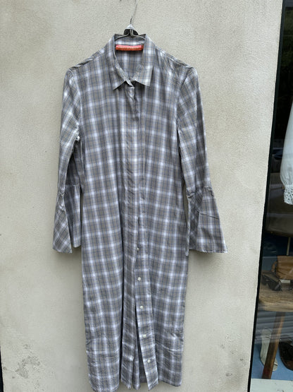Britt Sisseck Shirt Dress Check